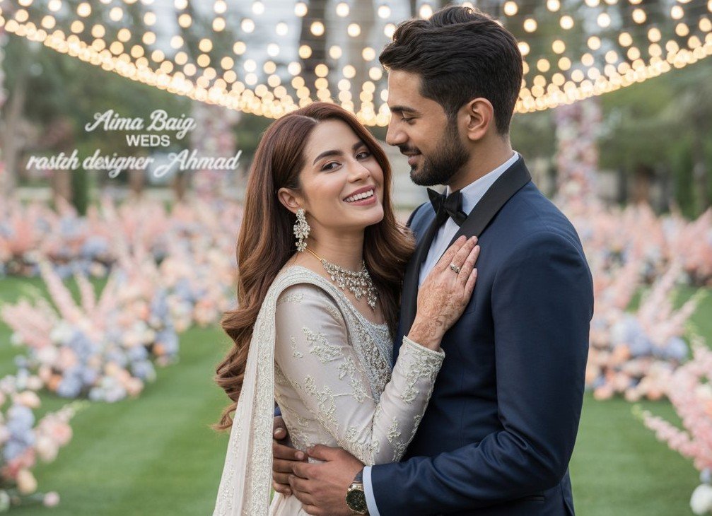 Singer Aima Baig Weds Rastah Designer Zain Ahmad in a Cozy Ceremony